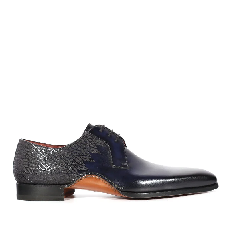 Stylish Sneakers For Running Magnanni 24834 Hayos Men's Shoes Navy Laser Print / Calf-Skin Leather Derby Oxfords (MAGS1133) Stylish Sneakers For Running Magnanni 24834 Hayos Men's Shoes Navy Laser Print / Calf-Skin Leather Derby Oxfords (MAGS1133)