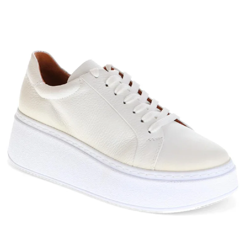 Best Hiking Shoes Online Bonasera Leather Platform Trainers - BONASERA / 326 250