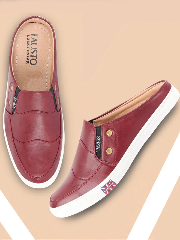 Best Running Footwear Men Cherry Casual Slip-On Shoes