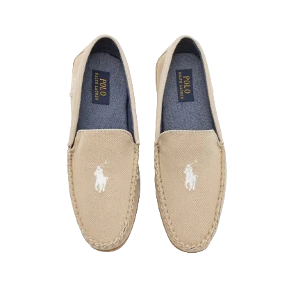 Breathable Sports Shoes Polo Ralph Lauren - Brenan Slip-on Shoe - Beige/Milkshake