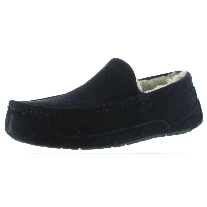 Best Flat Shoes Online Ugg Men's Ascot Suede Wool Slip On Loafer Slipper