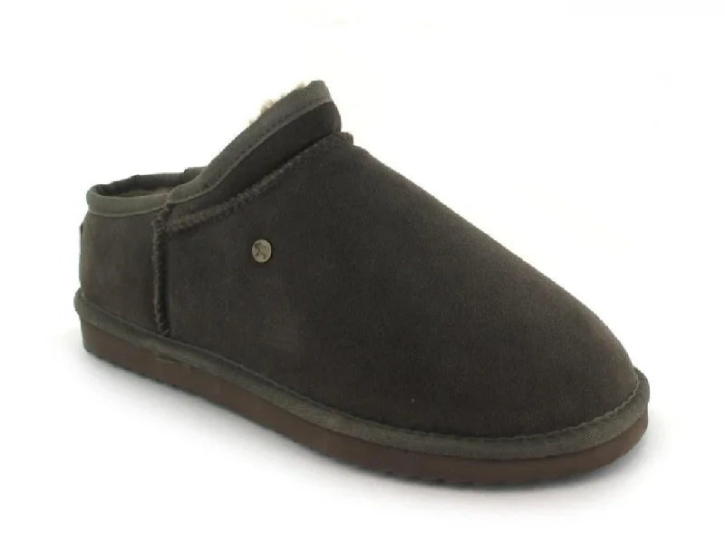 Leather Casual Shoes WARMBAT Slipper | Men Suede Conner, Pebble