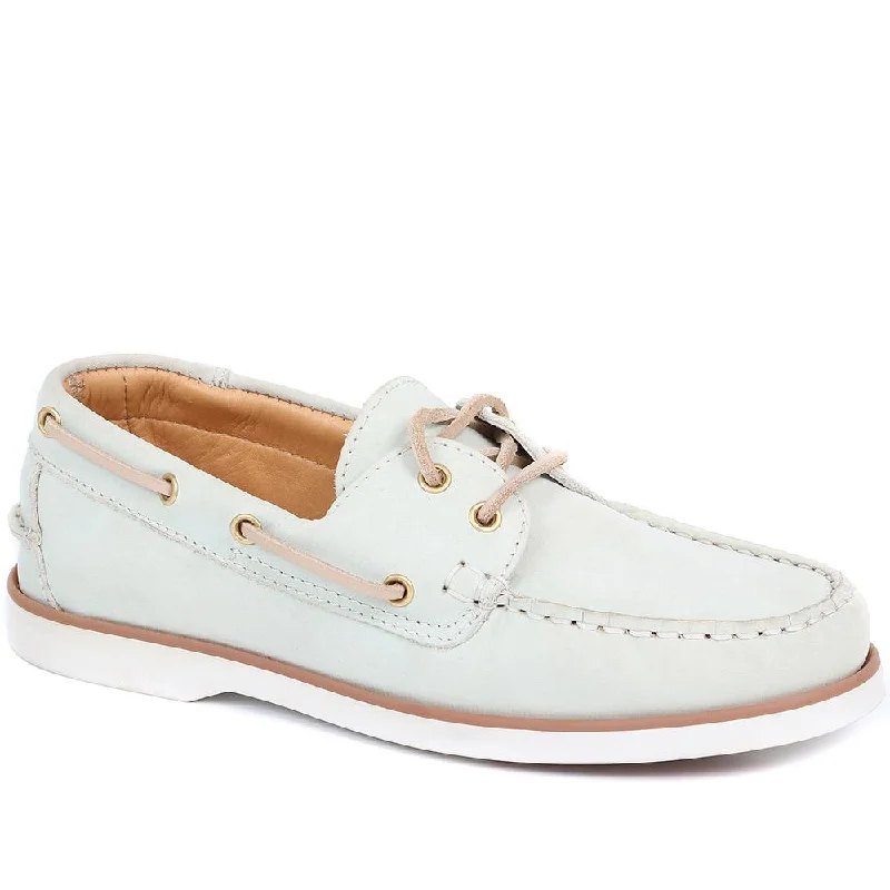 Trendy Platform Sneakers Patrizia Leather Boat Shoes - PATRIZIA / 322 369