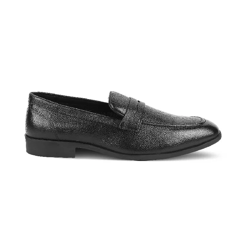 Designer Hiking Boots The Quebec Black Men's Leather Loafers Tresmode