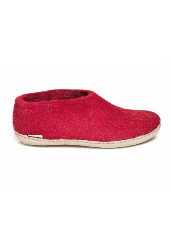 Leather Casual Shoes Glerups Unisex Leather Sole Shoes