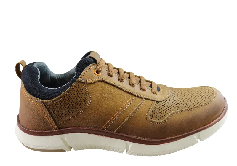Durable Work Boots Sollu Declin Mens Leather Slip On Casual Shoes Made In Brazil