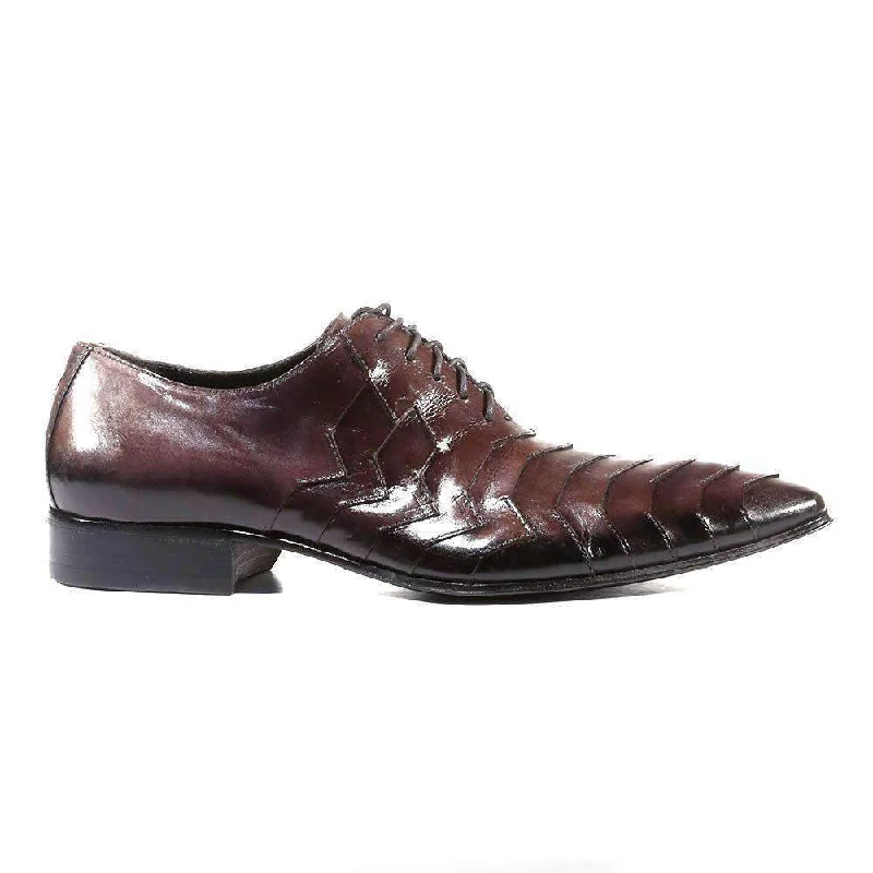 Trendy Casual Shoes Jo Ghost Men's Designer Shoes Inglese Moscato Dark Gray Leather Oxfords (JG2200) Trendy Casual Shoes Jo Ghost Men's Designer Shoes Inglese Moscato Dark Gray Leather Oxfords (JG2200)