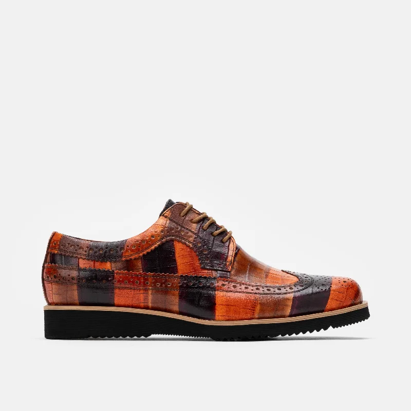 Summer Sports Shoes Alexander Badlands Leather Longwing Sneakers