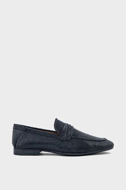 Waterproof Sports Shoes Men Formal Loafers MF7021-Black
