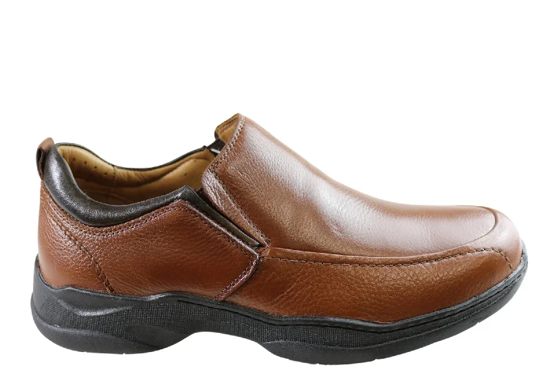 Comfortable Flip Flops Sollu Dolan Mens Leather Slip On Comfort Shoes Made In Brazil