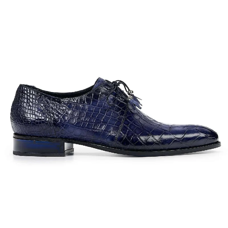 Outdoor Running Shoes Mauri Designer Shoes Exotic Skin Men's Rovere Wonder Blue Alligator Body Oxfords 4851(MA4803) Outdoor Running Shoes Mauri Designer Shoes Exotic Skin Men's Rovere Wonder Blue Alligator Body Oxfords 4851(MA4803)