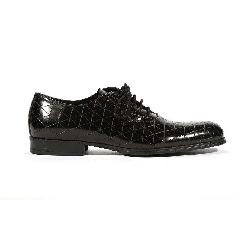 Leather Casual Shoes Cesare Paciotti Luxury Italian Men's Oxfords Baio Black SL Designer Shoes (CPM5438)