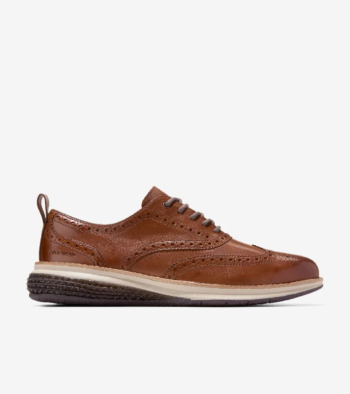 Comfortable Running Sneakers Men's ØriginalGrand Energyweave Wingtip Oxford