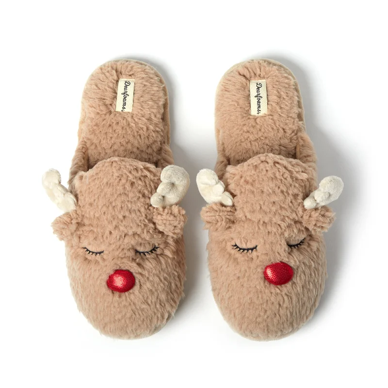 Formal Wedding Shoes Dearfoams Men's Holiday Novelty Christmas Reindeer Scuff Slipper Formal Wedding Shoes Dearfoams Men's Holiday Novelty Christmas Reindeer Scuff Slipper