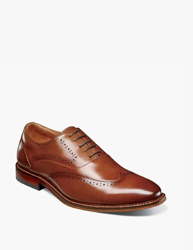 Formal Sports Shoes Macarthur Wingtip Oxford Shoe In Cognac