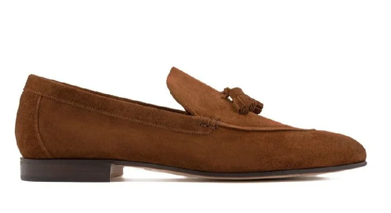 Trendy High Top Sneakers LOAFER UNLINED WITH TASSELS SUEDE LEATHER