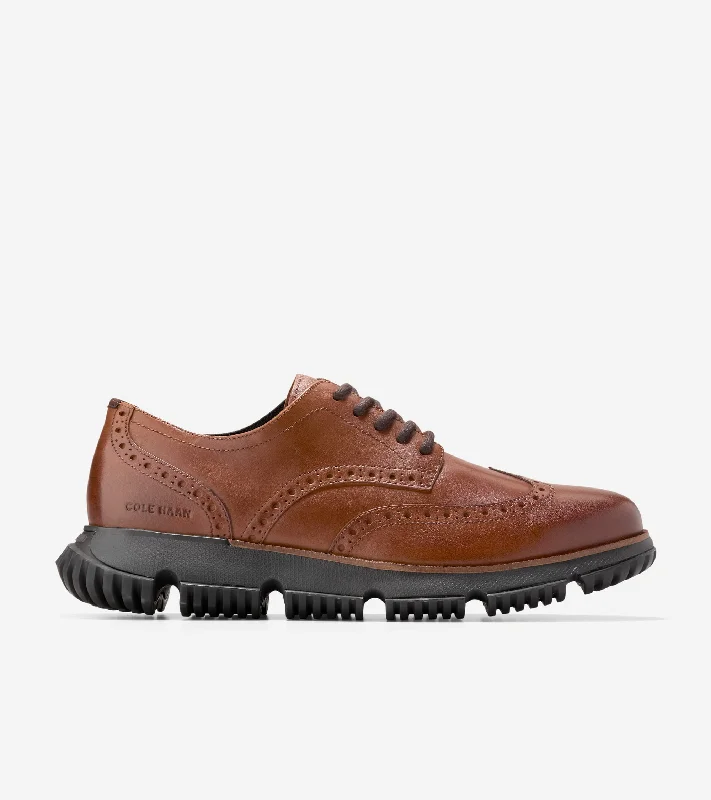 Comfortable Hiking Shoes Men's 4.ZERØGRAND Wingtip Winter Oxford