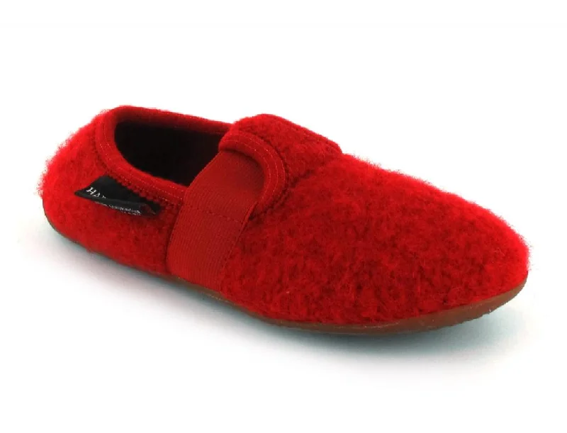 Eco-Friendly Sneakers HAFLINGER Slipper | Everest Jonas, Ruby