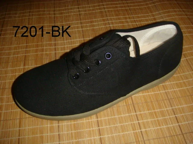Trendy Casual Shoes Cornelius -- Black Canvas Oxford -- Black