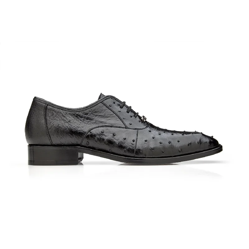 Comfortable Sports Shoes Belvedere Orlando D01 Men's Shoes Black Genuine Ostrich Formal Oxfords (BV3136) Comfortable Sports Shoes Belvedere Orlando D01 Men's Shoes Black Genuine Ostrich Formal Oxfords (BV3136)