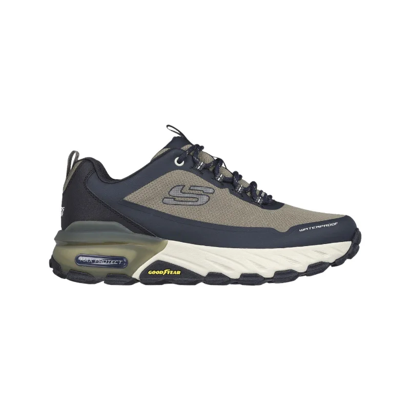 Comfortable Platform Shoes Skechers Max Protect Mens Trail Running Shoes