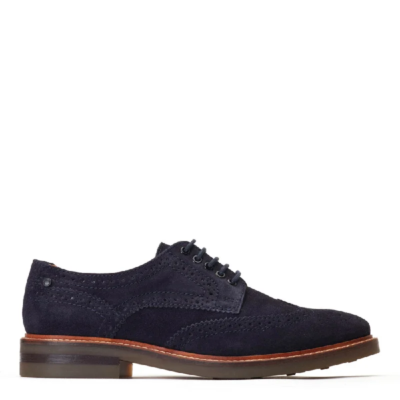 Cozy Winter Shoes Hatfield Suede Brogue Shoes