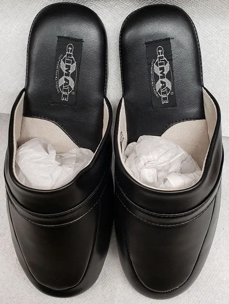 Waterproof Snow Boots Vance -- Men's Open Back/Closed Toe Slipper -- Black