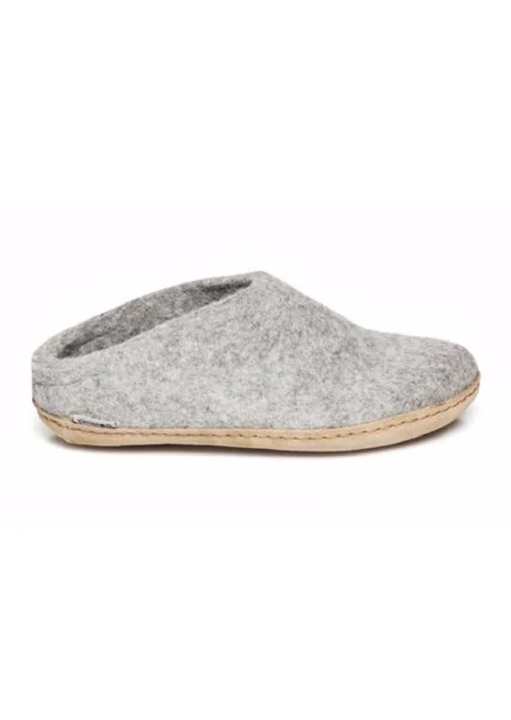 Best Hiking Boots For Winter Glerups Unisex Leather Sole Open Heel Slippers