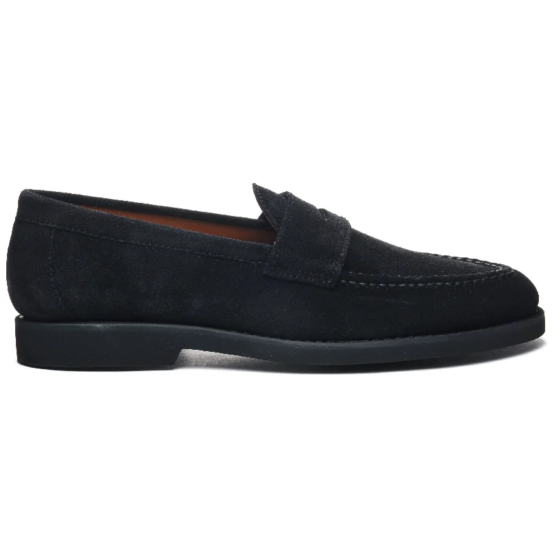 Best Sneakers For Running Ryan Suede Polaris - Navy Blue
