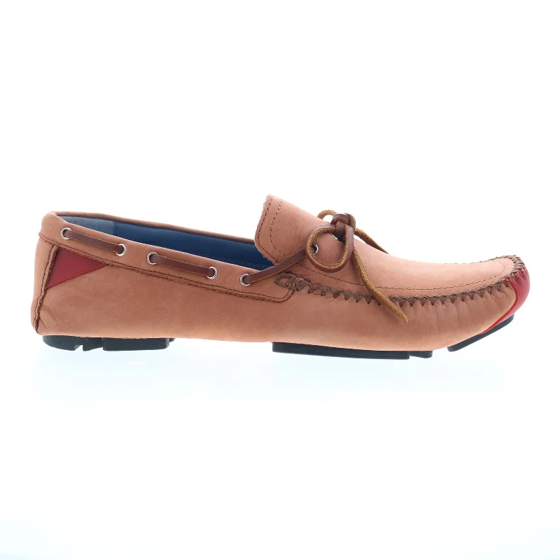 Stylish Winter Footwear Robert Zur Frisco Mens Brown Nubuck Slip On Loafers & Slip Ons Boat Shoes