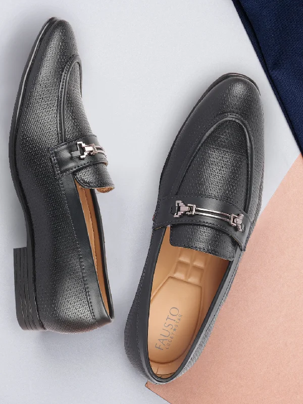 Comfortable Winter Sneakers Men Navy Blue Horsebit Buckle Textured Comfort Formal/Dress Loafer Shoes Comfortable Winter Sneakers Men Navy Blue Horsebit Buckle Textured Comfort Formal/Dress Loafer Shoes