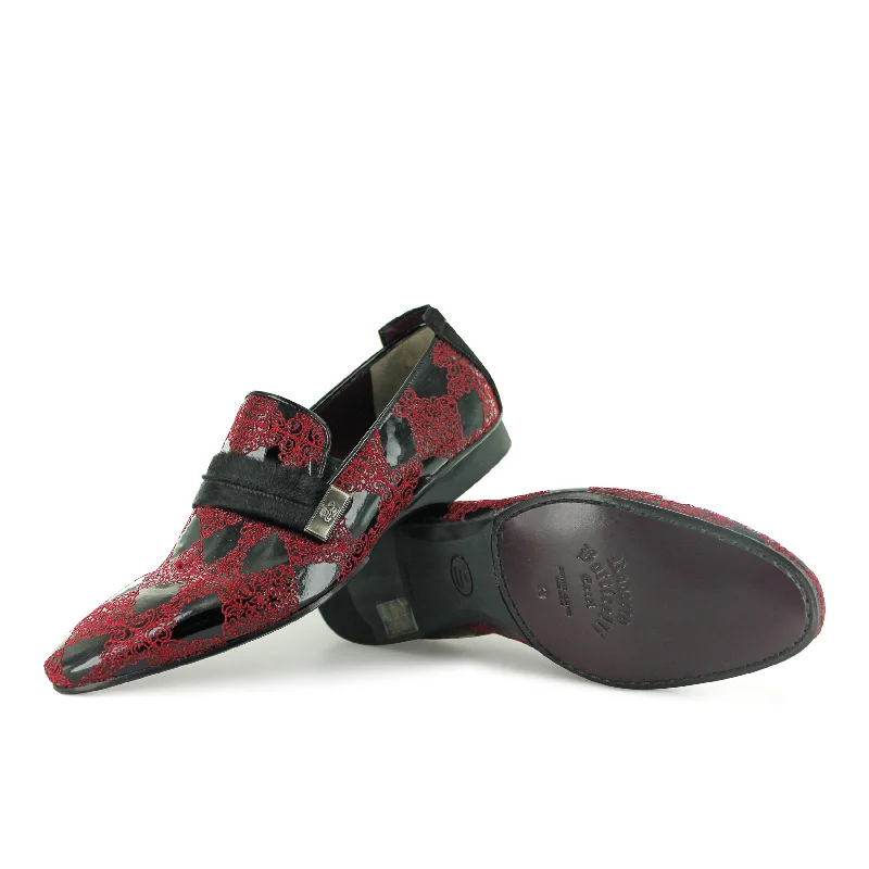 Classic Flat Shoes C2806 - Aces Motif