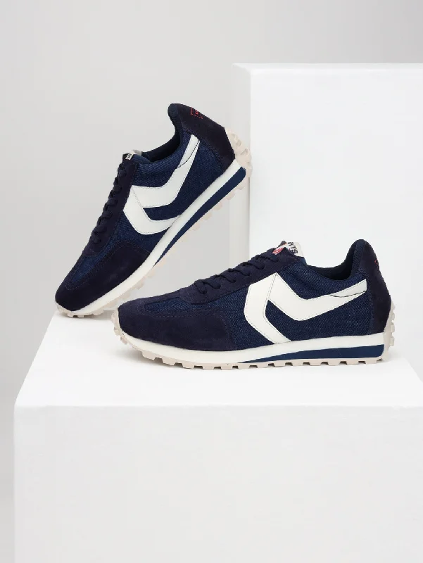 Best Dress Shoes Men's Blue Colorblock Sneakers