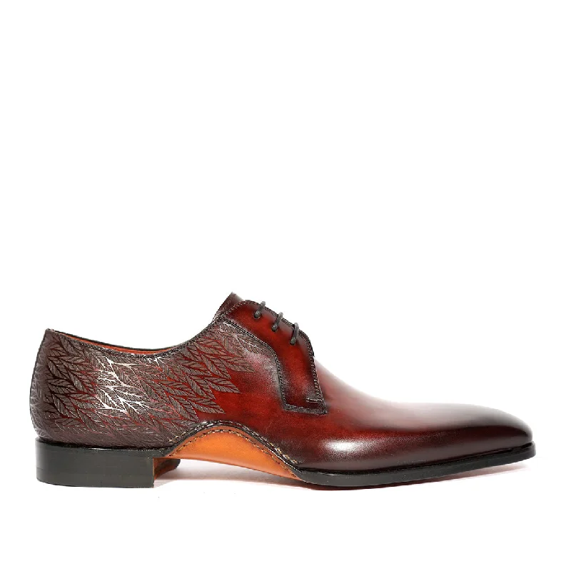 Fashion Sneakers For Work Magnanni 24834 Hayos Men's Shoes Burgundy Laser Print / Calf-Skin Leather Derby Oxfords (MAGS1123) Fashion Sneakers For Work Magnanni 24834 Hayos Men's Shoes Burgundy Laser Print / Calf-Skin Leather Derby Oxfords (MAGS1123)