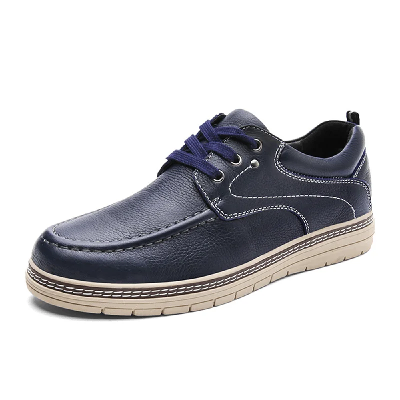Lightweight Snow Boots Vintage Genuine Leather Casual Oxfords