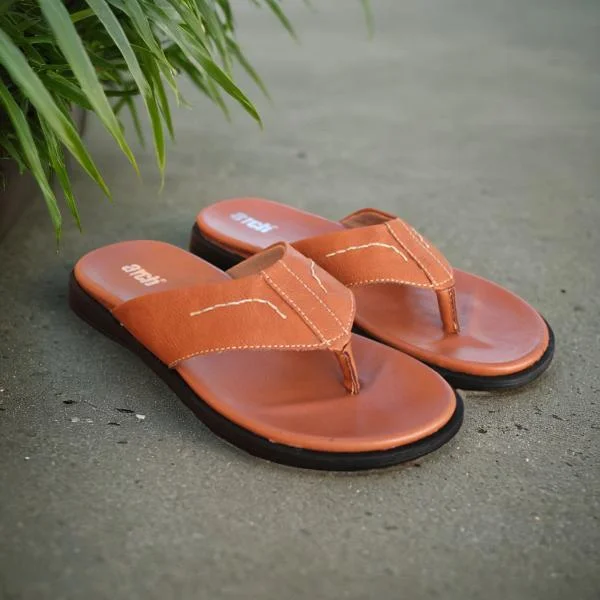 Casual Sports Footwear Brown Slippers for men