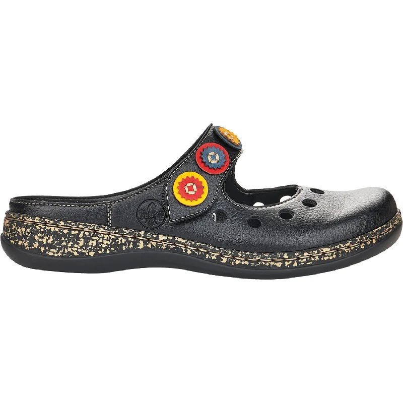 Outdoor Running Shoes Women's Rieker 46381-00 Daisy 81 Black Synthetic