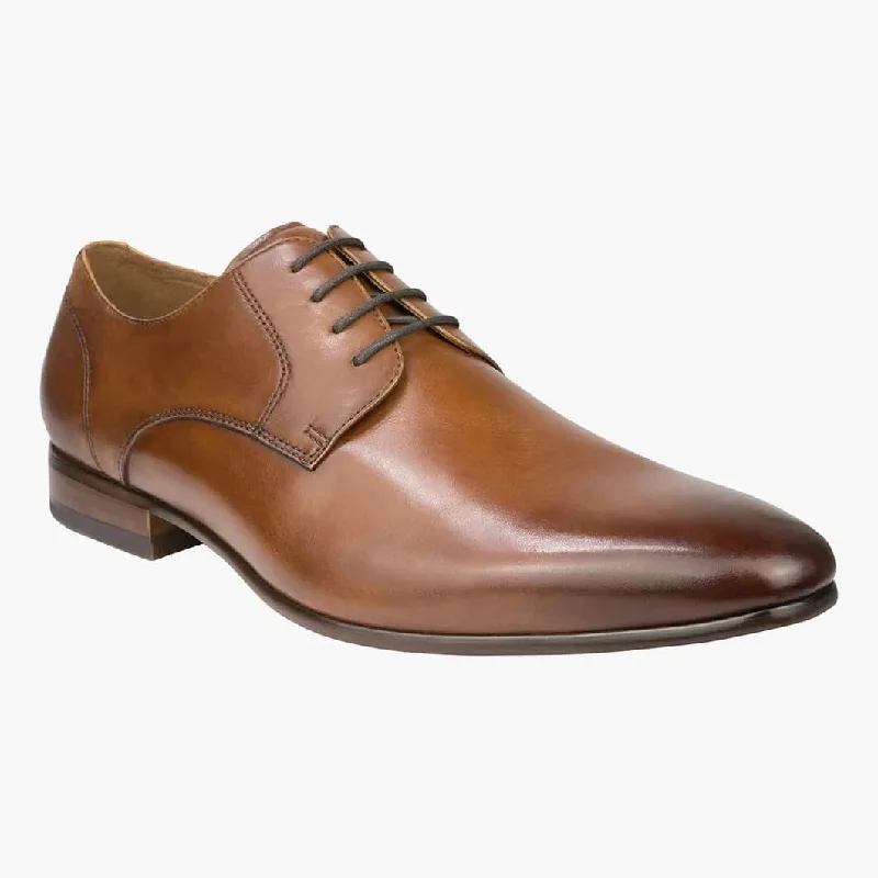 Affordable Running Shoes Kobe Plain Toe Derby - Tan | Black