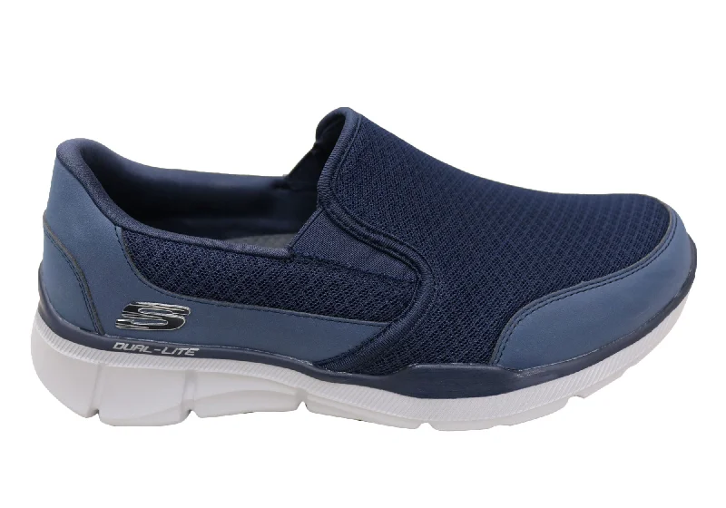 Outdoor Athletic Shoes Skechers Mens Equalizer 3.0 Bluegate Memory Foam Shoes