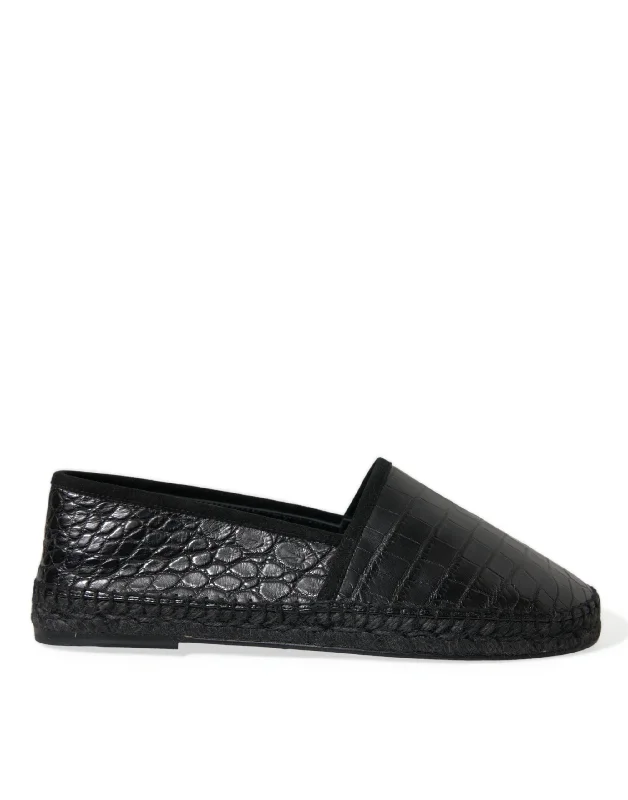 Comfortable Platform Shoes Dolce & Gabbana Exotic  Leather Men's Espadrilles