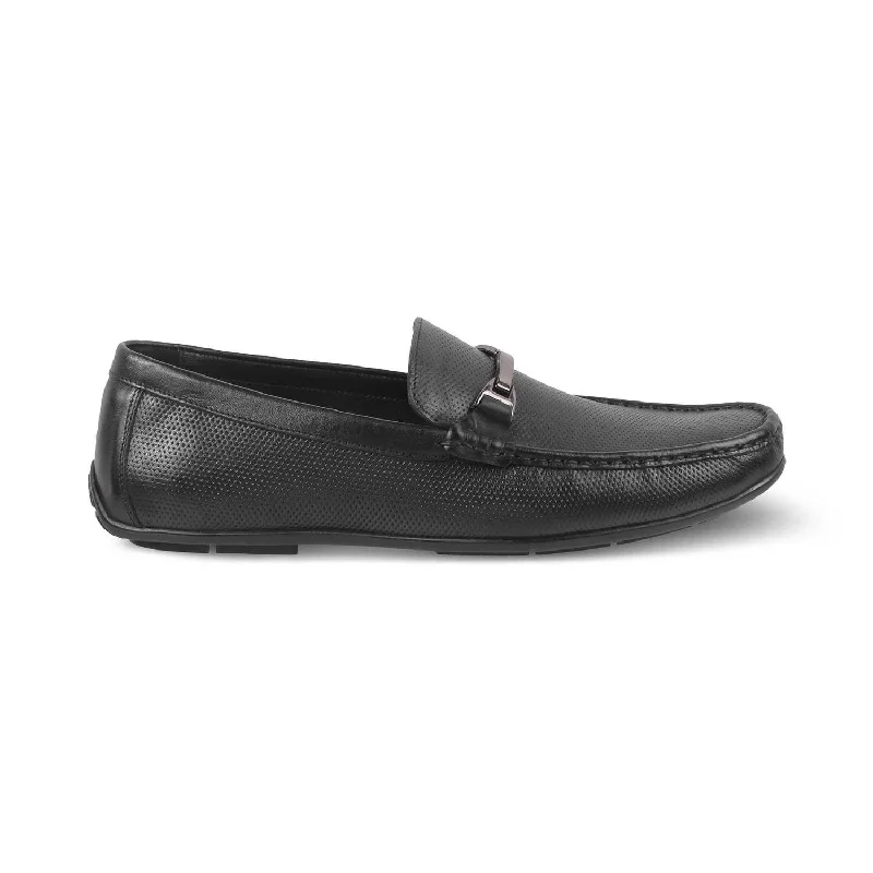 Stylish Winter Boots The Abianca Black Men's Leather Driving Loafers Tresmode