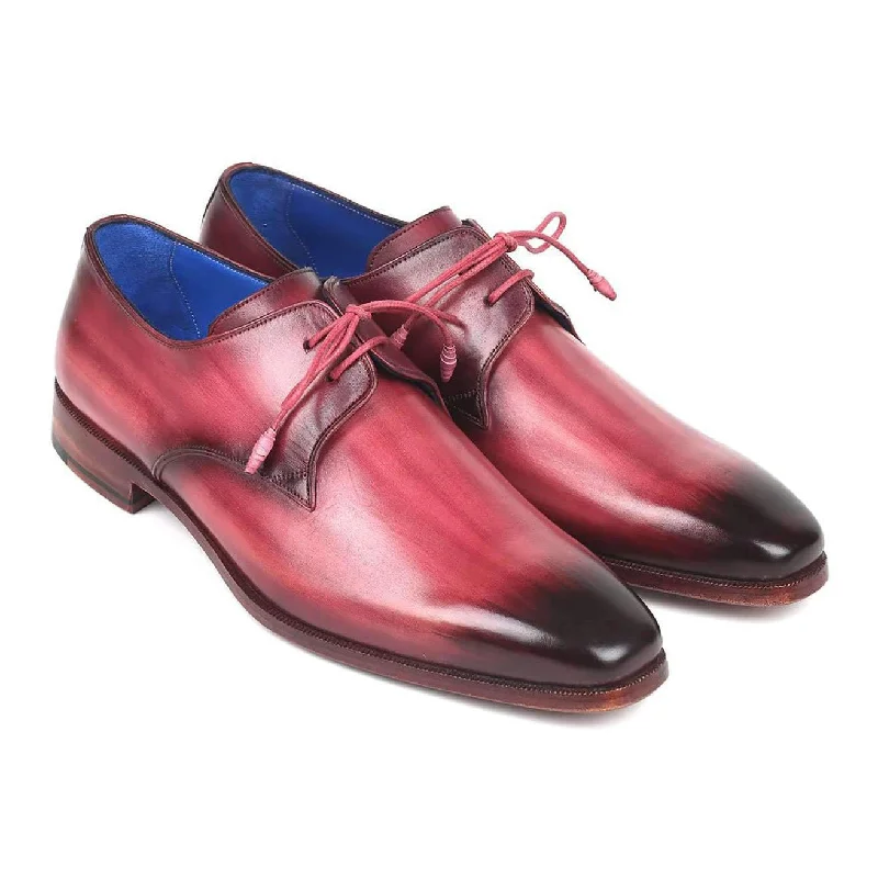 Comfortable Formal Footwear Paul Parkman Men's Pink and Purple Calf-Skin Leather Derby Oxfords 326-PNP (PM6129) Comfortable Formal Footwear Paul Parkman Men's Pink and Purple Calf-Skin Leather Derby Oxfords 326-PNP (PM6129)