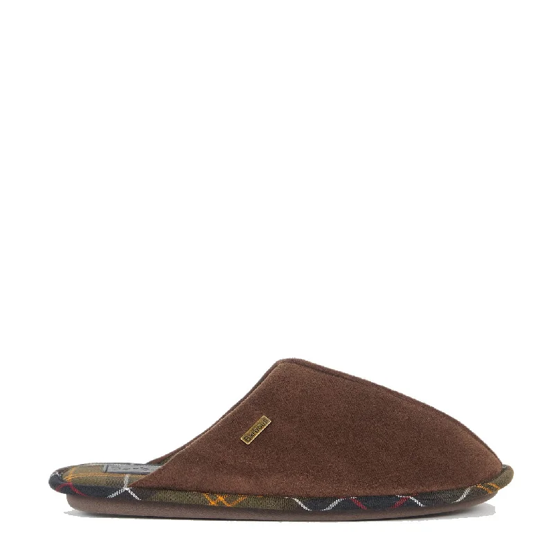 High Fashion Footwear Barbour Foley Slipper Brown