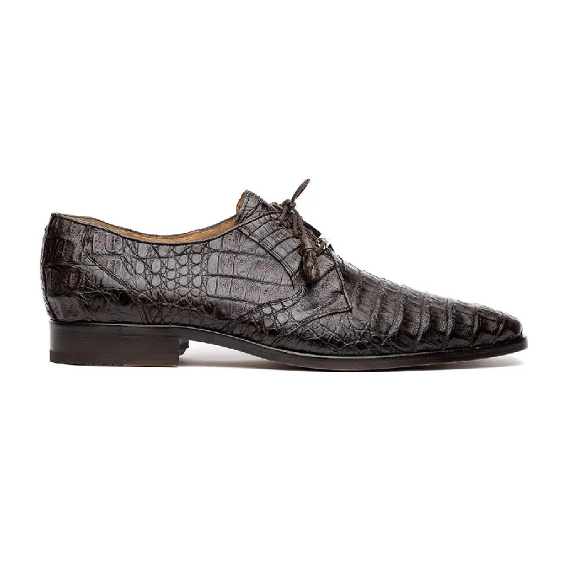Best Winter Sneakers Marco Di Milano Lacio Men's Shoes Exotic Crocodile Derby Oxfords (MDM1019)