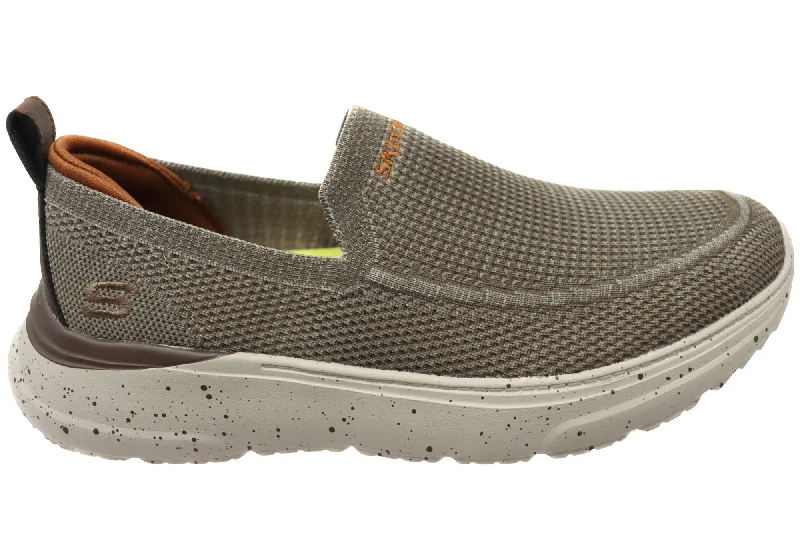 Lightweight Snow Boots Skechers Mens Glenan Anders Comfortable Slip On Shoes