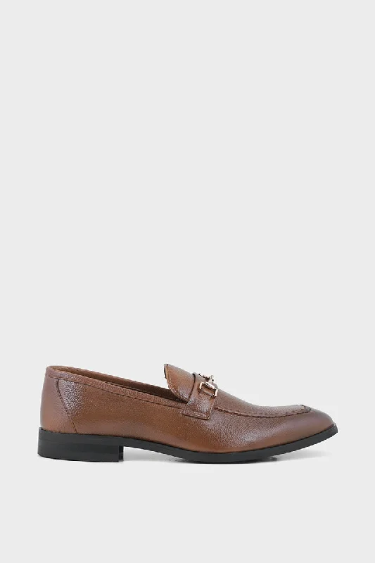 Comfortable Running Sneakers Men Formal Loafers MF7019-Tan