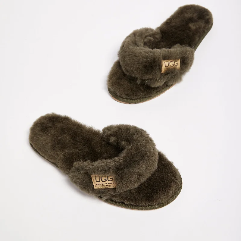 High Fashion Footwear Men's Designer Flip Flop Natural