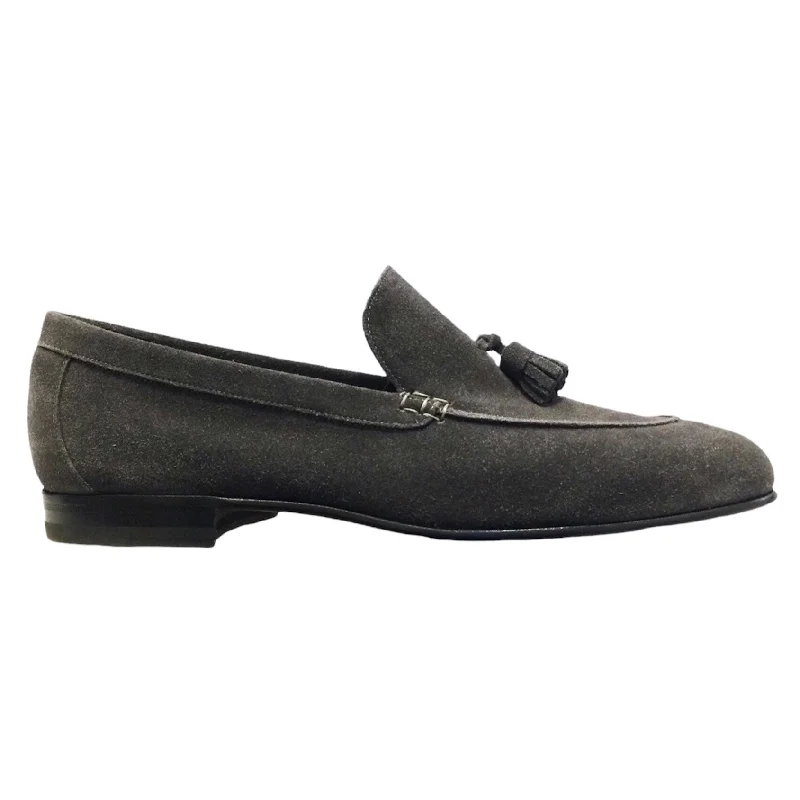Durable Snow Boots LOAFER UNLINED WITH TASSELS SUEDE LEATHER