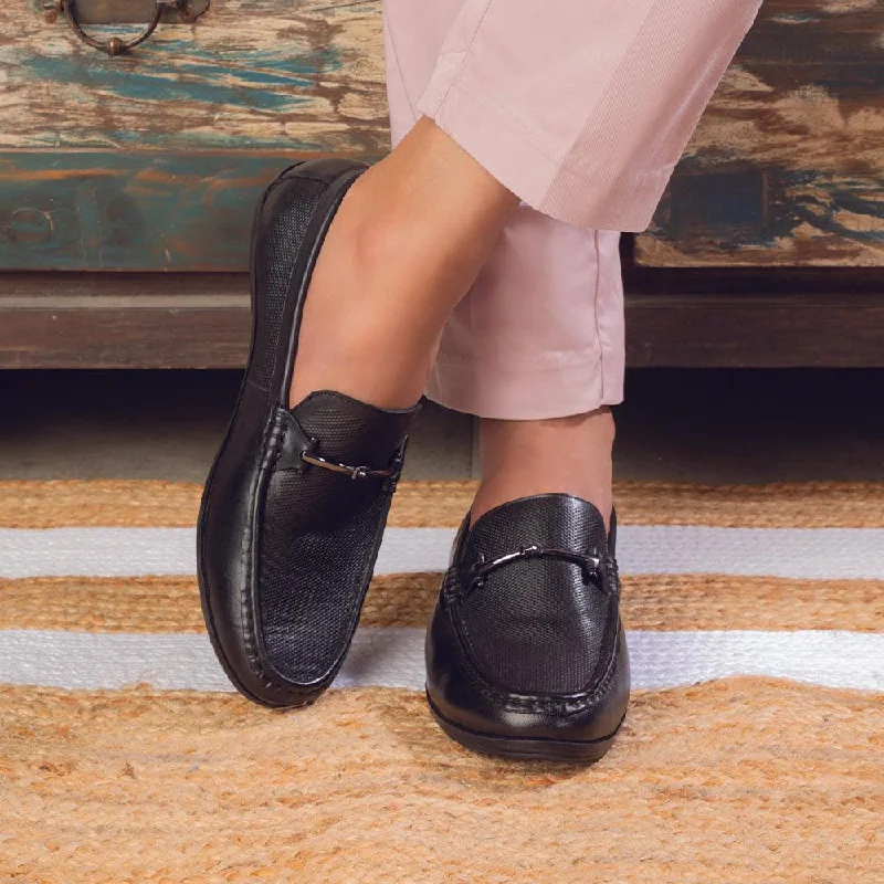 Warm Winter Boots The Nimbia Black Men's Leather Loafers Tresmode