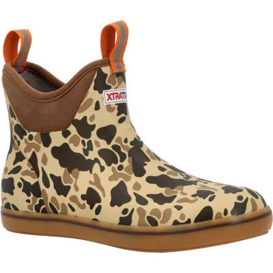 Comfortable Loafers For Work XTRATUF MEN'S 6 IN DUCK CAMO ANKLE DECK BOOT XMAB-DCAMO Comfortable Loafers For Work XTRATUF MEN'S 6 IN DUCK CAMO ANKLE DECK BOOT XMAB-DCAMO